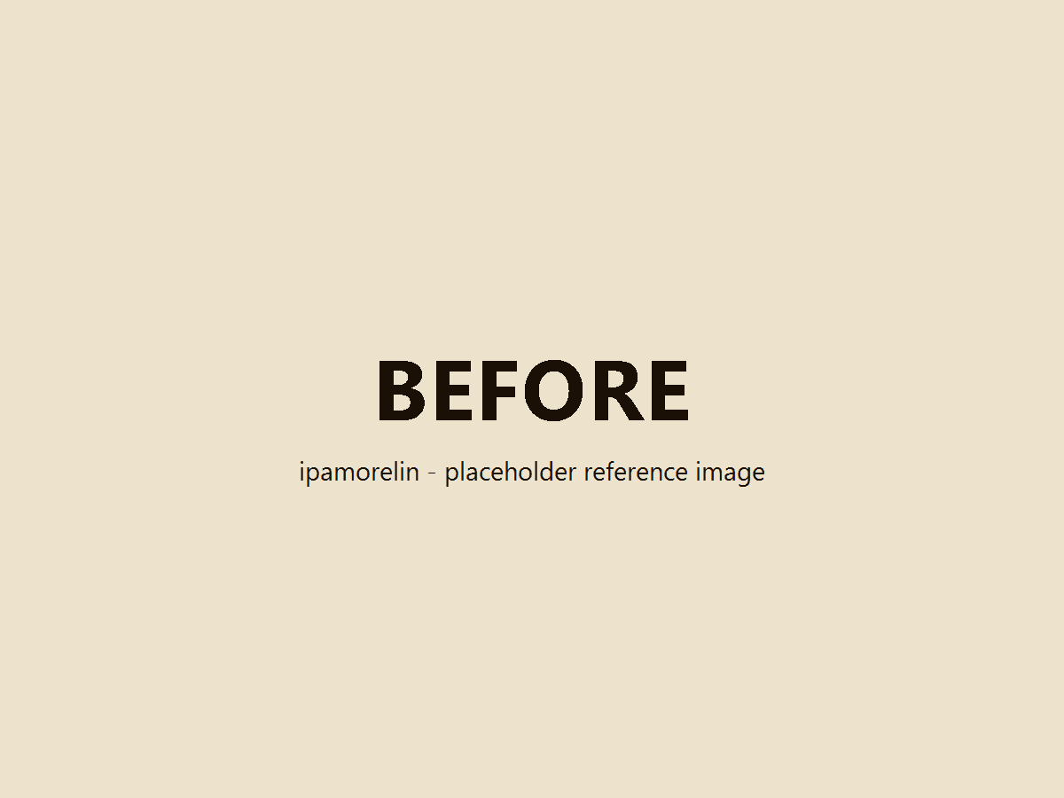 Referenční fotografie před